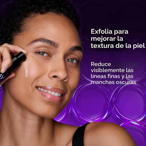 Vista 3 de Olay Regenerist - Exfoliante químico para cara, mascarilla facial durante la noche, cuidado de la piel antienvejecimiento, suero de noche