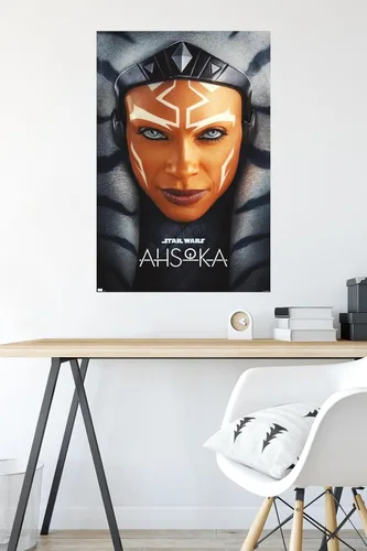 Vista 4 de Star Wars: Ahsoka - Póster de pared de una hoja, 34 pulgadas de largo x 22.4 pulgadas de ancho, versión sin marco