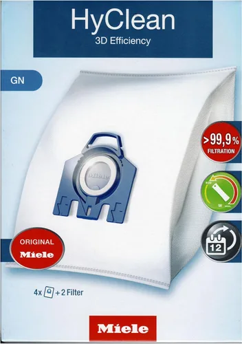 Vista 2 de Miele HyClean 9917730 - Bolsas de polvo de microfibra tipo 3D GN para aspiradoras Miele Canister