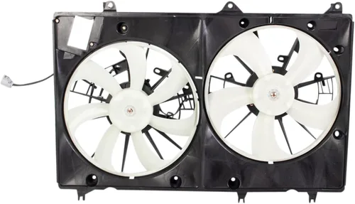 Vista 22 de Conjunto de ventilador de refrigeración dual del radiador TRQ Para Toyota Avalon 2013-2018 Camry 2012-2017 TO3115173