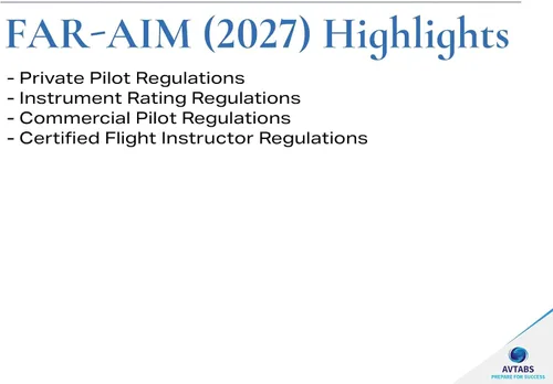 Vista 7 de 2026 Libro FAR AIM Pre-Tabulado – Paquete Privado, Instrumental, Comercial y CFI, Libro de Regulaciones FAA con Pestañas de Estudio Preaplicadas