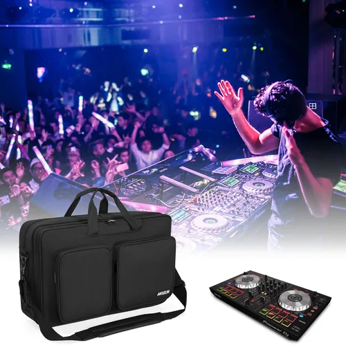Vista 7 de AKOZLIN Funda de Transporte Multi-capa para Controlador Padded Mixer Compatible con Pioneer DDJ FLX4 DJ Lite SB 2 3 SB2 SB3 DJ 400 RB Controlador