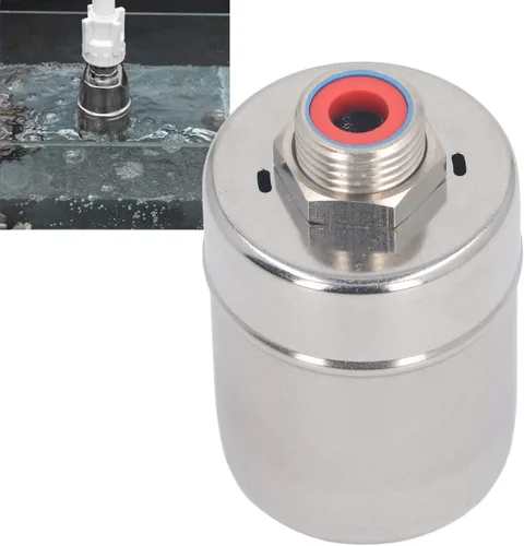 Vista 5 de Stainless Steel Auto Shut Off Floating Valve for Water Tank Level Control, Compact and Practical Float Valve for Water Tanks, Pools, and More