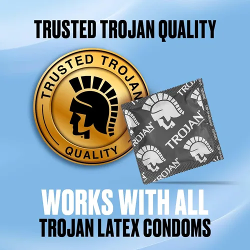 Vista 6 de Lubricante personal Trojan Infinite Glide, lubricante personal de silicona, 3 fl oz