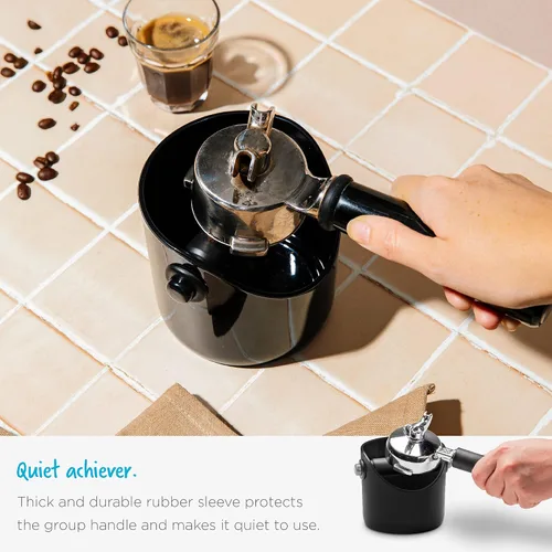 Vista 6 de Dreamfarm Grindenstein – Caja para desechar unidades de café molido y café expreso (negro), Negro