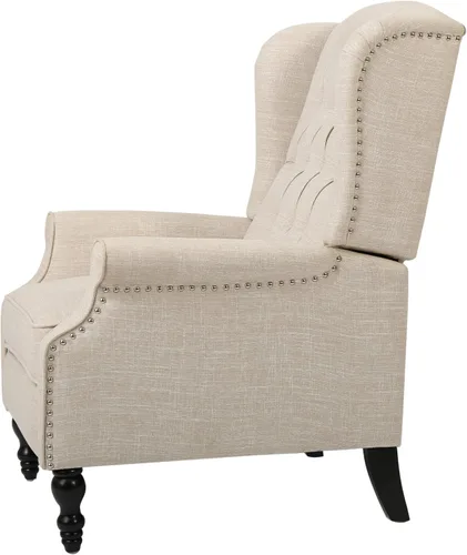 Vista 12 de Sillón reclinable, de la marca Elizabeth Tufted, Tela, Light Beige