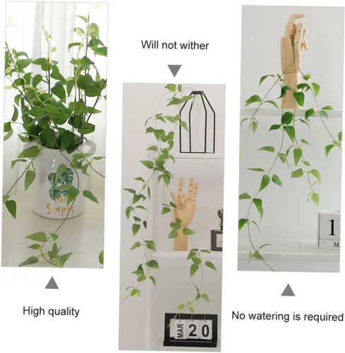 Vista 9 de Accesorios de arreglos florales Decoración del hogar Planta simulada verde Falsa Ery tallos flexibles