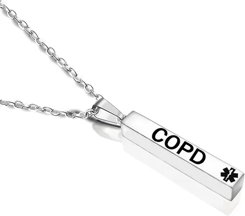 Vista 13 de kkekos Collar de acero inoxidable con identificación de alerta médica con información médica