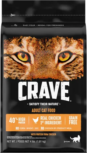 Vista 10 de Alimento seco para gatos CRAVE alto en proteína, sin cereales