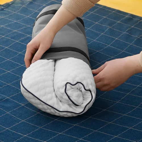 Vista 16 de WEEKENDER Almohada de espuma viscoelástica de gel, tamaño estándar, sensación firme media, soporte para cuello y hombros, para dormir de lado