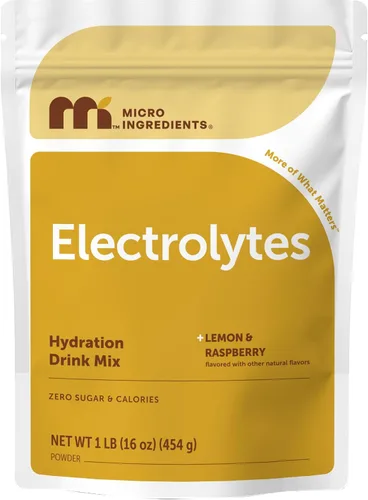 Vista 9 de Micro Ingredients Electrolitos en polvo, 1 libra (69 porciones) Sin azúcar Sabor a uva Sweet Concord Mezcla de bebida de hidratación de 1,000