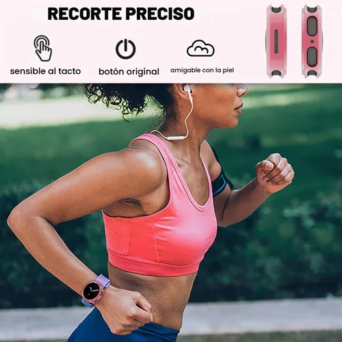 Vista 5 de RICHONE - Funda protectora de pantalla compatible con Samsung Galaxy Watch9/8 de 1.575 pulgadas, cubierta protectora de TPU suave, accesorios 10
