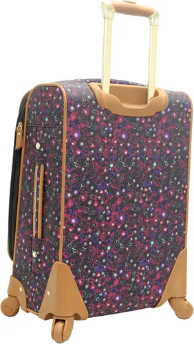 Vista 4 de Steve Madden Designer Luggage Collection - Maleta ligera y expandible para hombres y mujeres, bolsa de transporte duradera de 20 pulgadas con ruedas