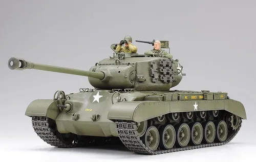 Vista 3 de Tamiya 35254 1/35 US Medium Tank M26 Pershing Kit de modelo de plástico