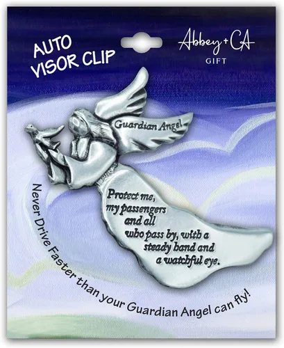 Vista 4 de Cathedral Art (Abbey & CA Gift Clip para visera de ángel de la guarda, multicolor)
