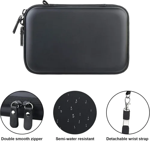 Vista 3 de Canboc Funda de transporte para MacBook Air Pro Charger MagSafe/MagSafe 2, cargador MagSafe para iPhone 16/16 Pro, concentrador USB C, concentrador