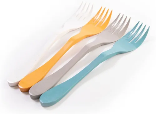 Vista 5 de Eco Fork Open Stock, a granel, juego de 12 piezas, gris, 12 tenedores Knork
