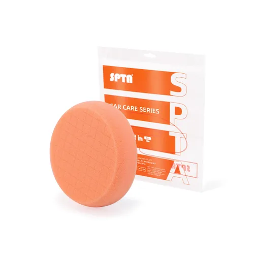 Vista 33 de SPTA - Almohadilla verde de corte grueso de 3.5 pulgadas para placa de respaldo de 3 pulgadas (80 mm), esponja de pulido ideal para pulir