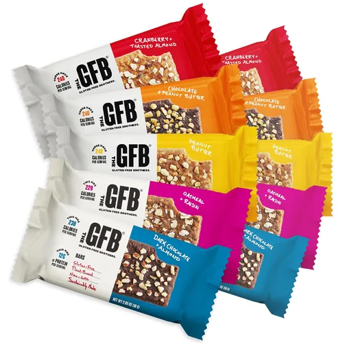Vista 11 de The GFB Barras de proteína de mantequilla de maní de chocolate, sin gluten, a base de plantas, sin OMG, hechas de forma sostenible, ridículamente