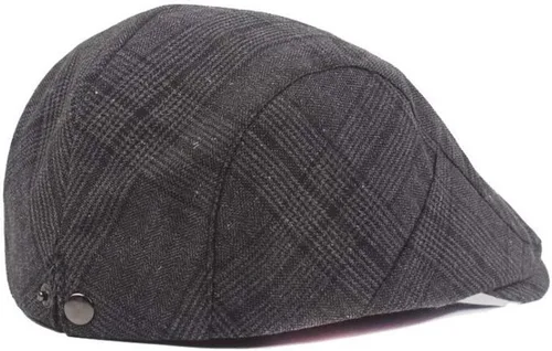 Vista 3 de paquete de 2 Algodón para hombre gorra plana Ivy Gatsby gorra sombrero