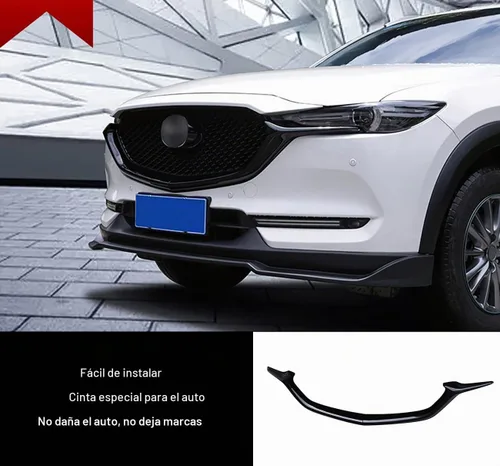 Vista 2 de Accesorios para Auto Compatibiles con Mazda CX-5 CX5 CX8 2017-2021, Rejilla de Parrilla Exterior Inferior Delantera, Molduras de Cubierta