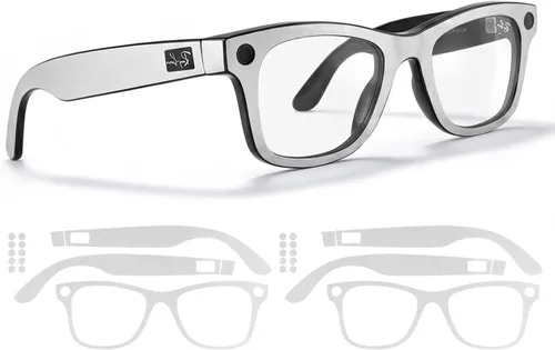 Vista 19 de Fundas protectoras compatibles con gafas Ray-Ban Meta Wayfarer Gen2/Gen1, calcomanías de vinilo 3M de alta calidad, resistentes a los arañazos