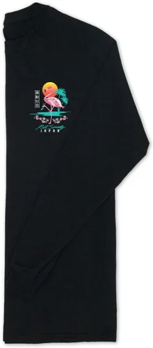 Vista 4 de Riot Society - Playera estampada de manga larga con bordado a la moda para hombre