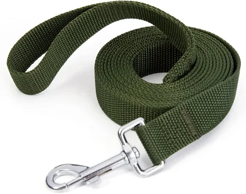 Vista 22 de Correa de entrenamiento de nailon resistente y duradera, cuerda de tracción de 1 pulgada de ancho, 6 pies de largo, para perros pequeños y medianos