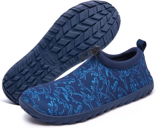 Vista 3 de Racqua Zapatos acuáticos para niños y niñas, zapatos acuáticos de secado rápido para playa y piscina (niños pequeñosgrandes)