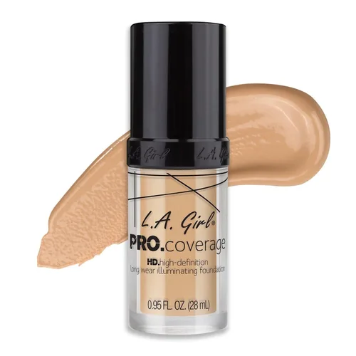 Vista 15 de Base de maquillaje líquida L.A. Girl Pro Coverage, Beige