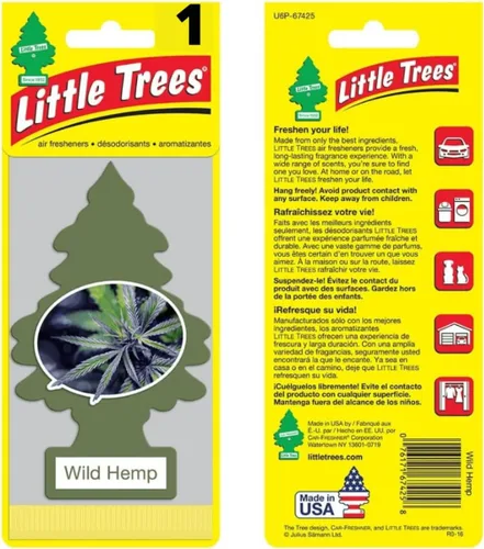 Vista 8 de Little Trees Ambientador colgante de cartón para automóvil, hogar y oficina, Bayside Breeze (paquete de 6)