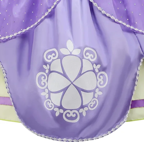 Vista 6 de guest dream Disfraz de princesa para niñas disfraz de princesa con accesorios para fiesta Halloween Navidad cosplay