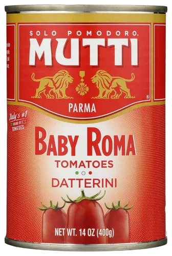 Vista 9 de Mutti Tomates PDO San Marzano auténticos pelados enteros lata de 14 onzas