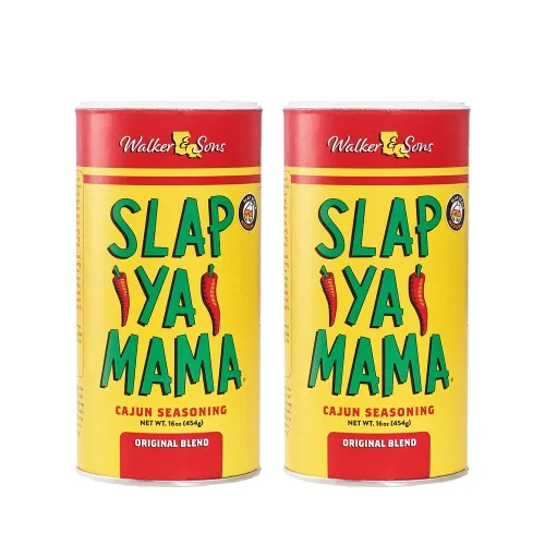 Vista 7 de Slap Ya Mama Condimento cajún estilo Louisiana, mezcla caliente, sin MSG y Kosher, lata de 8 onzas