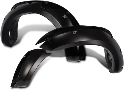 Vista 31 de G-PLUS defensas guardabarros con remaches de bolsillo, compatibles con Ford F150 2009-2014 Styleside con modelos de longitud de cajuela de 67.0