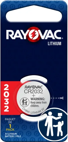 Vista 8 de Rayovac Baterías de celda de moneda de litio tamaño 2032 3V, 1 paquete