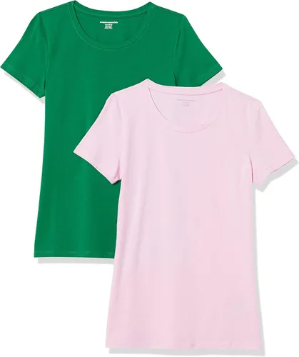 Vista 203 de Amazon Essentials Women's Regular-Fit Short-Sleeve Crewneck T-Shirt