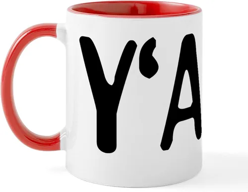 Vista 14 de CafePress Shalom, Y'all! Taza de café de cerámica de 11 oz (11.0 fl oz)
