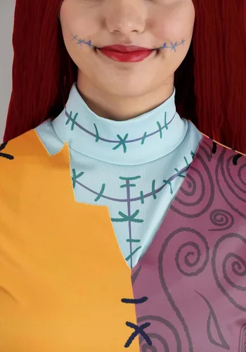 Vista 5 de Disfraz de Sally de Pesadilla antes de Navidad para mujer, disfraz de Tim Burtons NBC Sally para disfraz de película Cosplay