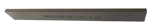 Vista 2 de Juego de 2 8% cobalto 1/8" x 1/2" x 4-1/2" para torno de separación de cuchilla paralela Tyle