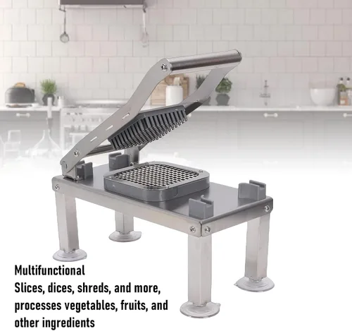 Vista 3 de banapoy Vegetable Chopper and Mandoline, Multi Functional Food Onion Chopper French Fry Cutter with Container, Kitchen Vegetable Potato Dicer Cutter