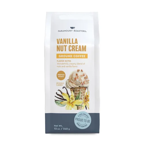 Vista 12 de Café molido con sabor a almendra amaretto, 1-12oz tostado medio