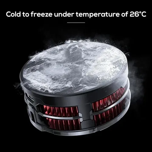 Vista 4 de Ventilador magnético de refrigeración para teléfono celular con chip de enfriamiento semiconductor, radiador semiconductor universal para Android