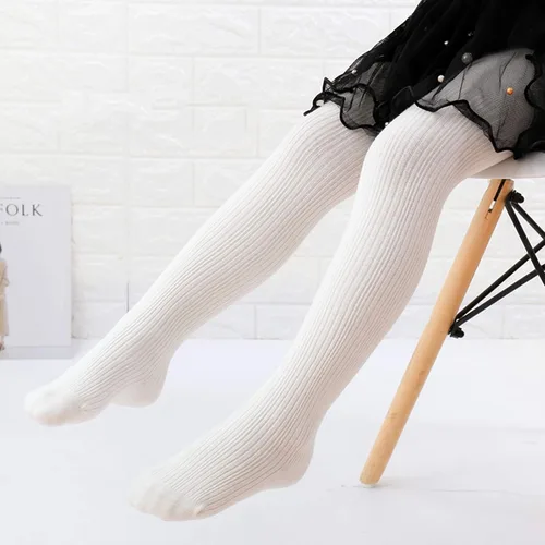 Vista 3 de American Trends Medias suaves para bebé, mallas de punto trenzado para bebés, medias de invierno para niñas recién nacidas, medias para niños