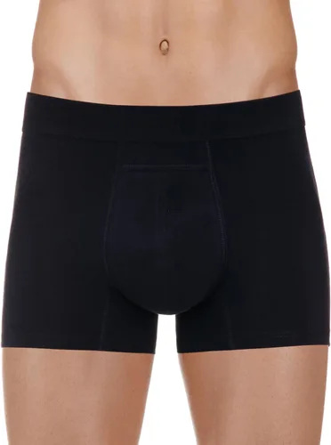 Vista 11 de PROTECHDRY - Calzoncillos tipo bóxer de algodón lavables y reutilizables para incontinencia urinaria para hombres (negro, talla S)