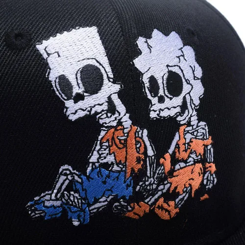 Vista 5 de Quanhaigou Gorra de béisbol ajustable para hombres y mujeres, unisex, estilo hip hop, gorra de béisbol con visera plana, sombreros para papá