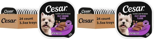 Vista 13 de Cesar Classic Loaf in Sauce - Alimento húmedo para perros, tocino y huevo