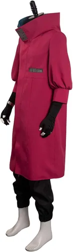Vista 9 de Heodols Vash the Stampede - Disfraz de Trigun Vash para hombre, para cosplay, gabardina, chaqueta, camisa y pantalones, traje para Halloween