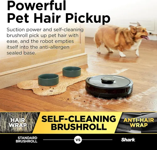 Vista 11 de Shark Matrix Plus Robot Aspiradora y Trapeadora 2 en 1 con Trapeado Sónico, Matrix Clean, Mapeo del Hogar, Base de Vaciado Automático HEPA sin