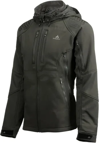 Vista 6 de Pnuma OUTDOORS Waypoint - Chaqueta de caza unisex para todas las estaciones, resistente al viento, repelente al agua, de secado rápido, elástica